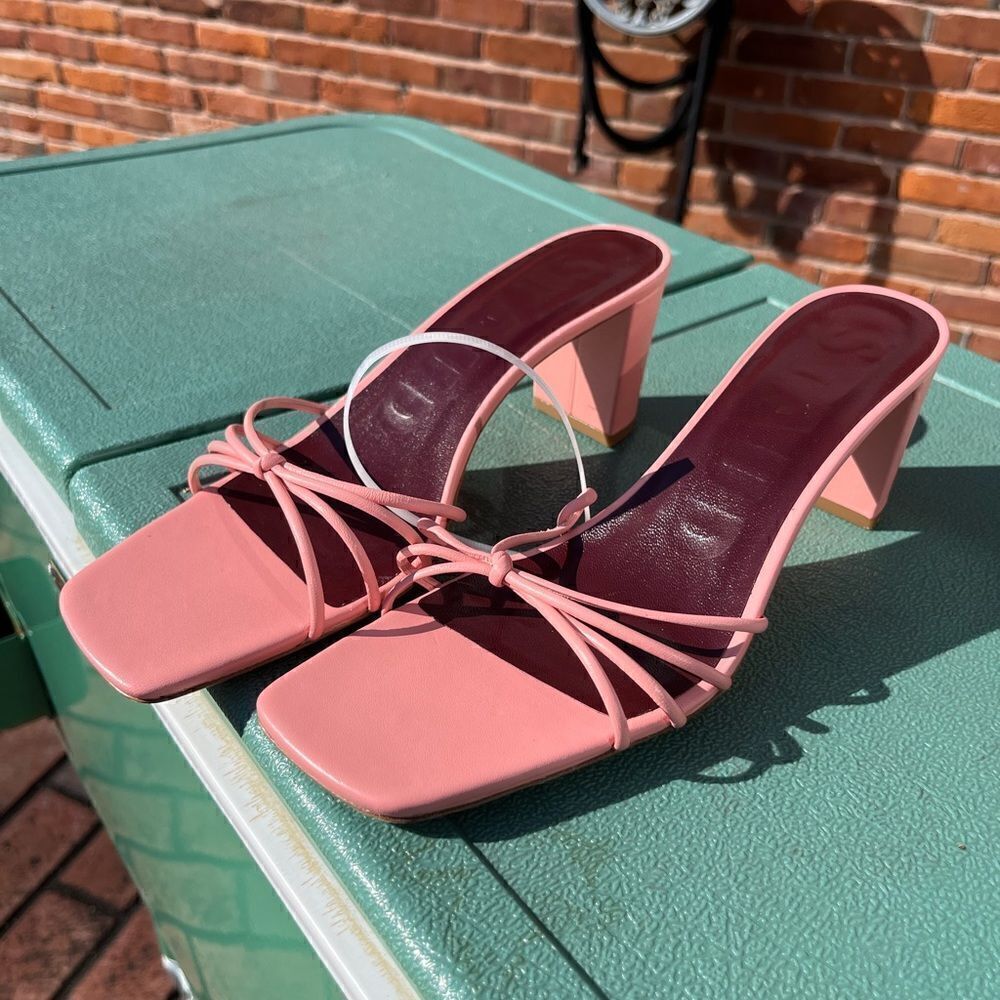 STAUD Pippa Slide Heels NWT - Picture 2 of 11
